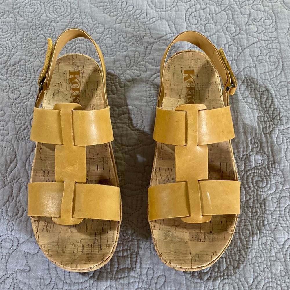 Korks Yolandi yellow (ocra) size 8